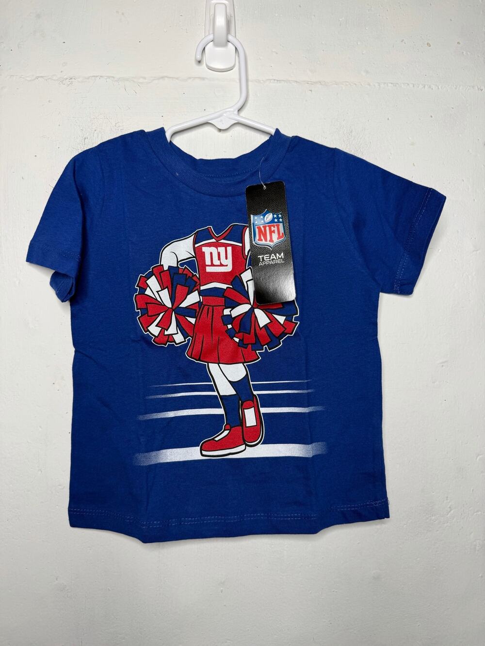 NEW NFL New York Giants 2T Cheerleader T Shirt Blue